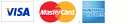 Logo Mastercard, Logo Visa, Logo American Express
