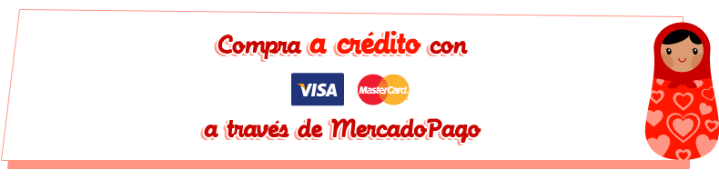 Compra a crdito con Visa, Master a travs de MercadoPago